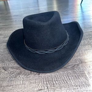Rodeo King Black Cowboy Hat black Felt